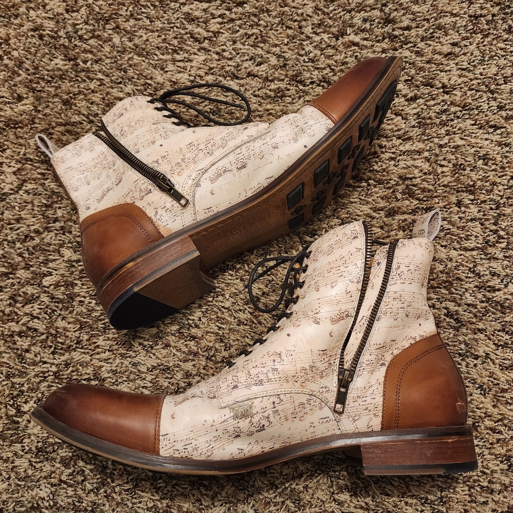 Thatcher Finch Music Note Boots